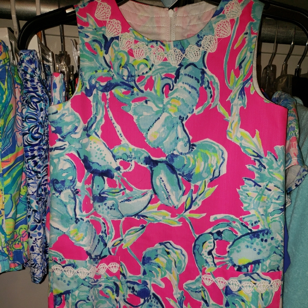 Lilly Pulitzer girls Shift in Lobsters in Love